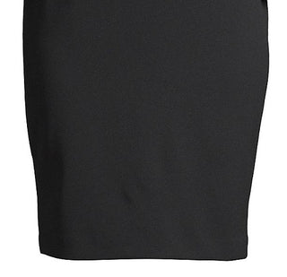 Vestido Calvin Klein Feminino Manga Sino Comprimento Joelho Preto Tamanho 2