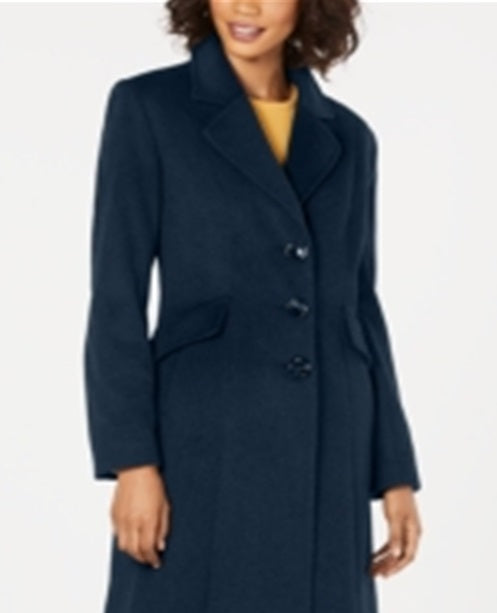 Forecaster Casaco feminino com gola entalhada Maxi Walker Azul Tamanho 18