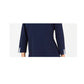 Blusa feminina Karen Scott com acabamento estampado, azul, tamanho pequeno G