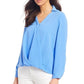 Blusa masculina Vince Camuto Rumple Twill Azul, tamanho M