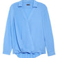 Blusa masculina Vince Camuto Rumple Twill Azul, tamanho M
