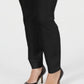 Calça skinny feminina Alfani para usar no trabalho, preta, tamanho 6