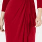 Vestido envelope falso feminino Charter Club Hardware vermelho tamanho X-S