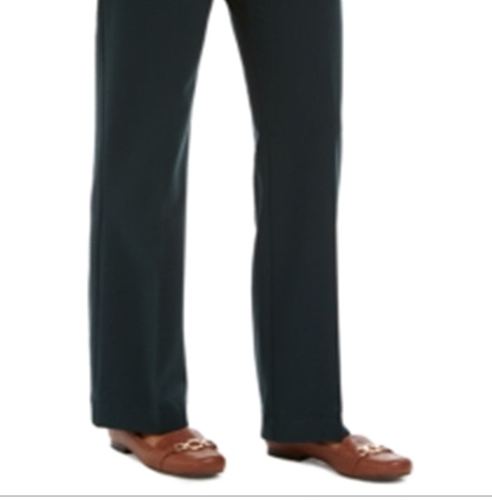 Calça feminina Charter Club Heather Wear para trabalho, verde, tamanho 4, pequena