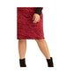 Vestido suéter Bernadette plus size da Rachel Roy feminino, combinação Redwood, tamanho 0X