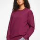 Bewakoof Moletom feminino liso e quadrado, roxo, tamanho XX-G