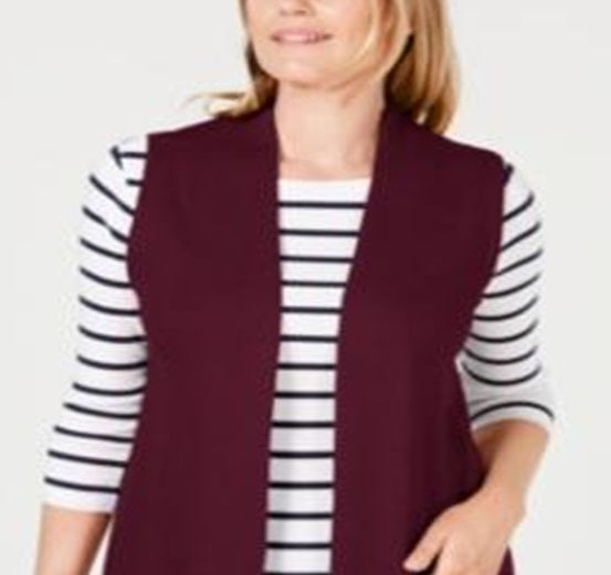 Colete Karen Scott Feminino Vermelho Tamanho Médio