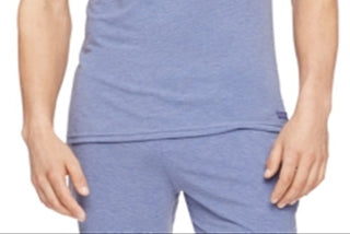 Camiseta Calvin Klein Masculina Modal Ultramacia Azul Tamanho GG