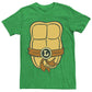 Nickelodeon Menino Teenage Mutant Ninja Turtles Leonardo Peito Traje Camiseta Manga Curta Verde Tamanho 5