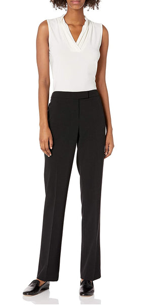 Calça feminina Anne Klein preta tamanho 6