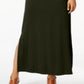 Vestido longo feminino de manga curta Style &amp; Co, verde, tamanho M