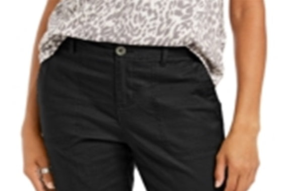 Bermuda feminina Style &amp; Co preta tamanho 4