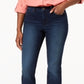 Calça jeans feminina Charter Club Petite Lexington de perna reta, azul, tamanho 10 P