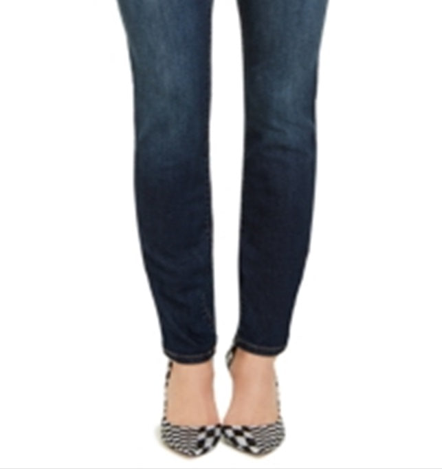 Calça jeans skinny feminina INC Essential Curvy-Fit com controle de barriga, azul, tamanho 4