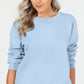Karen Scott Moletom Feminino Petite Crewneck Fleece Azul Tamanho PXS