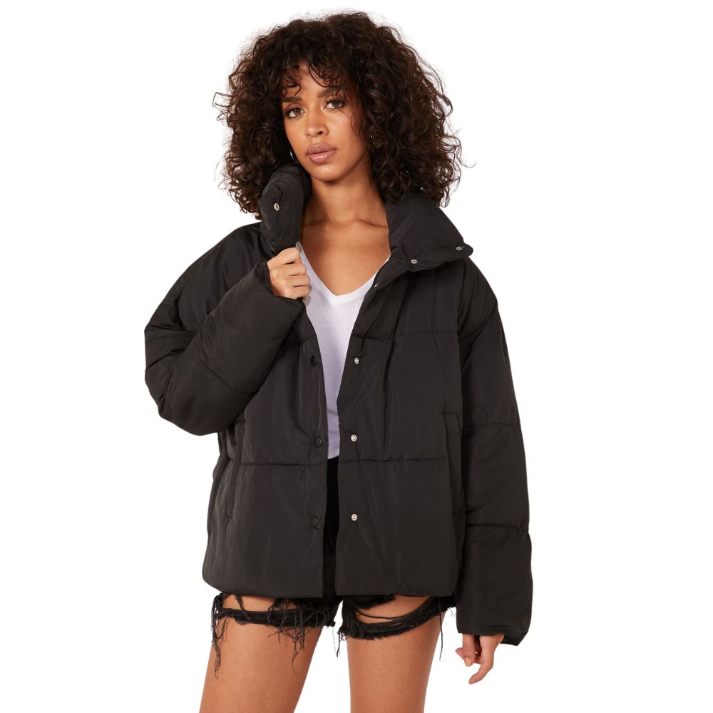 Casaco Puffer Feminino Free People Weekender - Azul Tamanho P