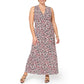 Vestido envelope falso sem mangas Leota Perfect em leopardo escovado Blfd