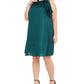 Robbie Bee Vestido de festa feminino sem mangas, estilo flare, verde, tamanho 10, pequeno