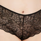 INC Íntimos Femininos Renda Sólida Todo Dia Menino Short Plus Preto Tamanho 2X