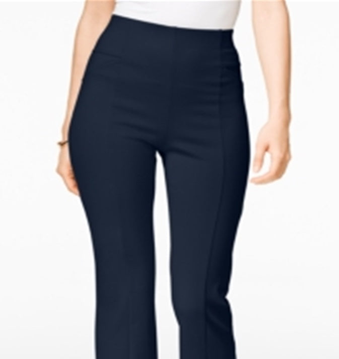 Calça Bootcut Feminina Cintura Alta INC International Concepts Azul Tamanho 2