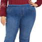 Calça jeans feminina estilo boot cut azul, tamanho 24W, da Style &amp; Co.