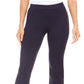 Calças femininas estilo &amp; co bootcut ponte azul tamanho extrapequeno