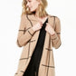 Cardigan Duster Feminino Charter Club Marrom Tamanho P