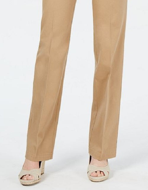 Calça jeans feminina Charter Club marrom tamanho 8 pequena