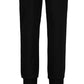 Calça de moletom Scotch Shrunk para meninos, preta, tamanho 16