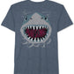 Camiseta Jem Little Boys Jawsome Cinza Tamanho 5