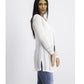 Cardigan feminino Pointelle Duster Charter Club, branco, tamanho pequeno, grande
