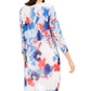 Túnica Alfani Feminina Estampada Super Azul Tamanho Petite G