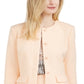 Calvin Klein Blazer Feminino Peplum Hem Back Slit Laranja Tamanho 8