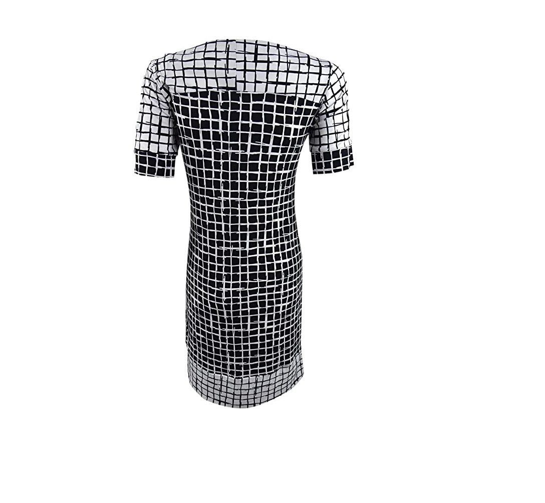 Blusa feminina pequena estampada com mangas divididas, preta, com cordão, tamanho PXS