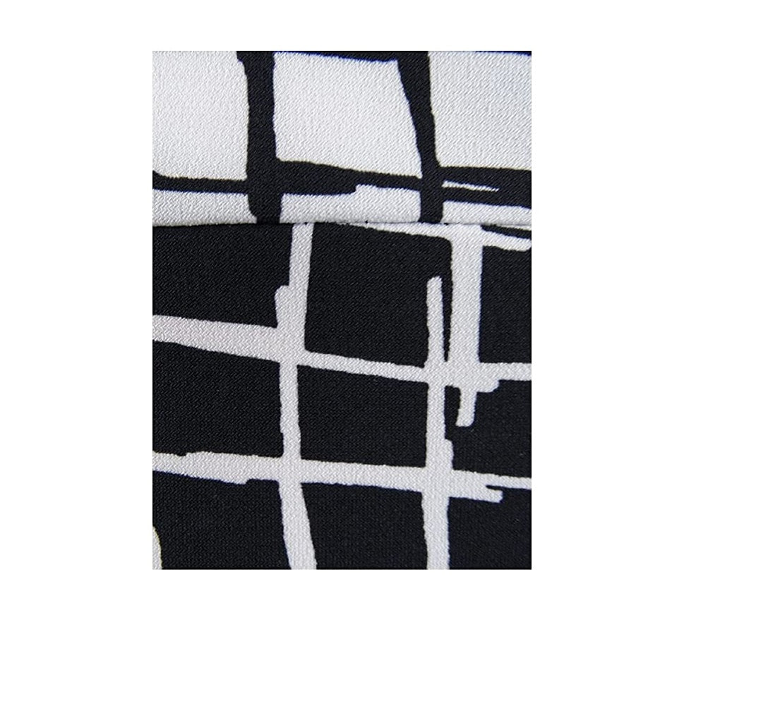 Blusa feminina pequena estampada com mangas divididas, preta, com cordão, tamanho PXS