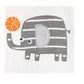 Camiseta de algodão com estampa de elefante para bebês meninos First Impressions, tamanho natural, 12 meses