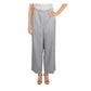 Calça curta feminina Alfred Dunner Plus Lake Geneva Traditional Fit cinza tamanho 22W
