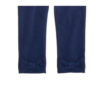 Leggings elásticas para meninas First Impressions, azul medieval, tamanho 3T
