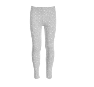 Epic Threads Little Girls Multicolored Dot Leggings  Pewter Heather Gray Size 6X