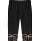 Leggings com laço brilhante para meninas Epic Threads, pretas, tamanho 3T