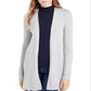 Cardigan feminino aberto frontal Maison Jules cinza tamanho XX-G