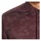 Camisa casual masculina Karl Lengerfeld com estampa camuflada, tamanho médio, vermelha