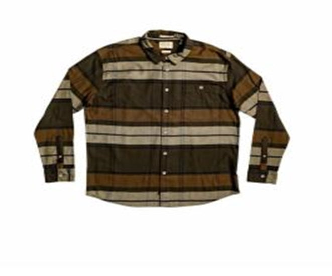 Camisa Quiksilver Masculina Unfiltered Stoke Flanela Unfiltered Stroke Verde Tamanho Grande