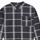 Camisa Masculina Lost Manga Longa Preta Tamanho P