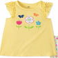 Conjunto de túnica e leggings com 2 peças de flores surpresa para meninas da Kids Headquarters, tamanho 5, amarelo