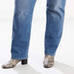 Calça Jeans Levi's Plus Classic 414 Straight Leg Feminina Azul Tamanho 16W