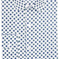 Camisa social masculina com gola estampada Bar III, branca, tamanho 32x33