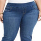 Calça jeans feminina Ella Straight Leg, azul, tamanho 14 W, da Style &amp; Co