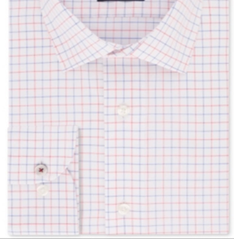 Camisa social masculina Tommy Hilfiger Slim Fit Professional vermelha tamanho G