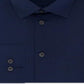 Camisa social masculina Kenneth Cole Regular Fit Solid Azul Tamanho G